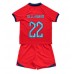 Engeland Jude Bellingham #22 Babykleding Uitshirt Kinderen WK 2022 Korte Mouwen (+ korte broeken)